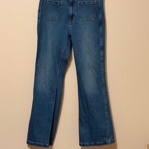 GAP Women's Flare Jeans in Deep Blue